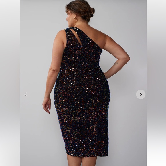 NWT NY&C Lena Sequined Dress - Picture 2 of 7